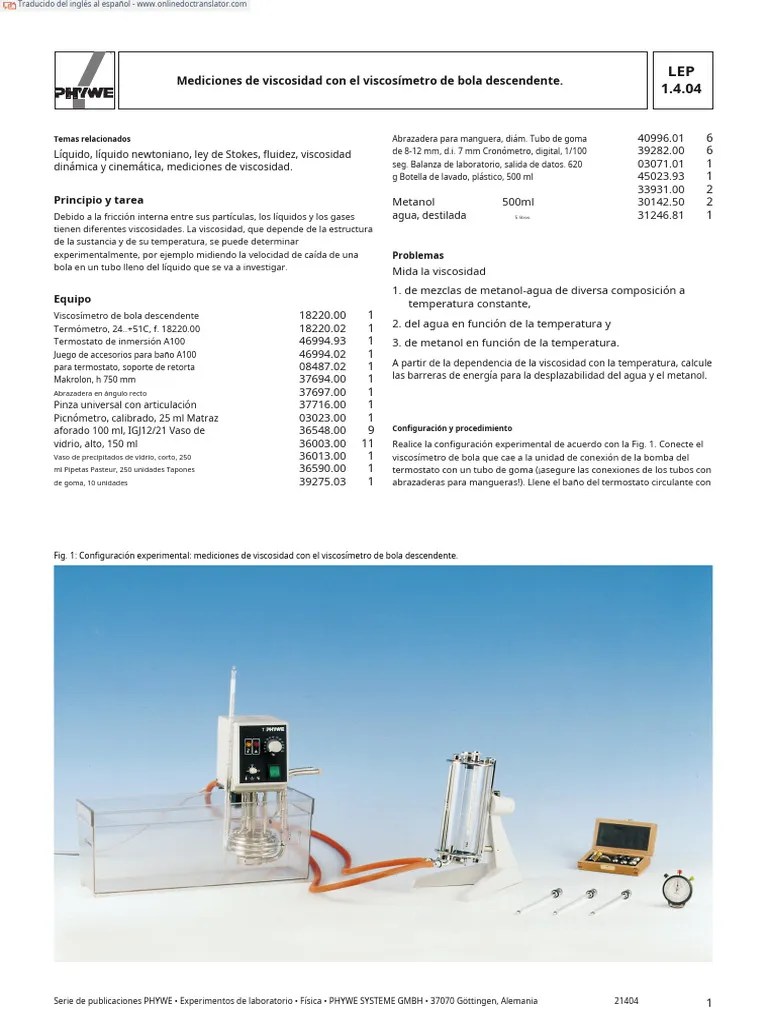 Viscosity Measurements With The Falling Ball En.es PDF