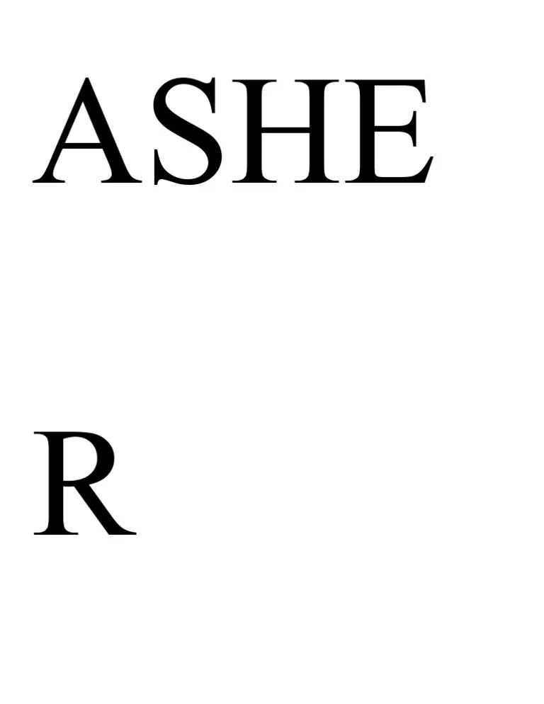 Asher PDF