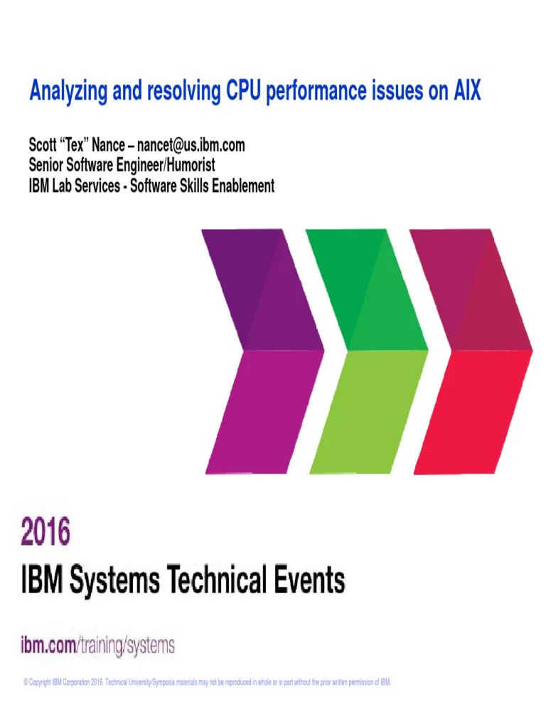 AIX CPU Troubleshooting PDF