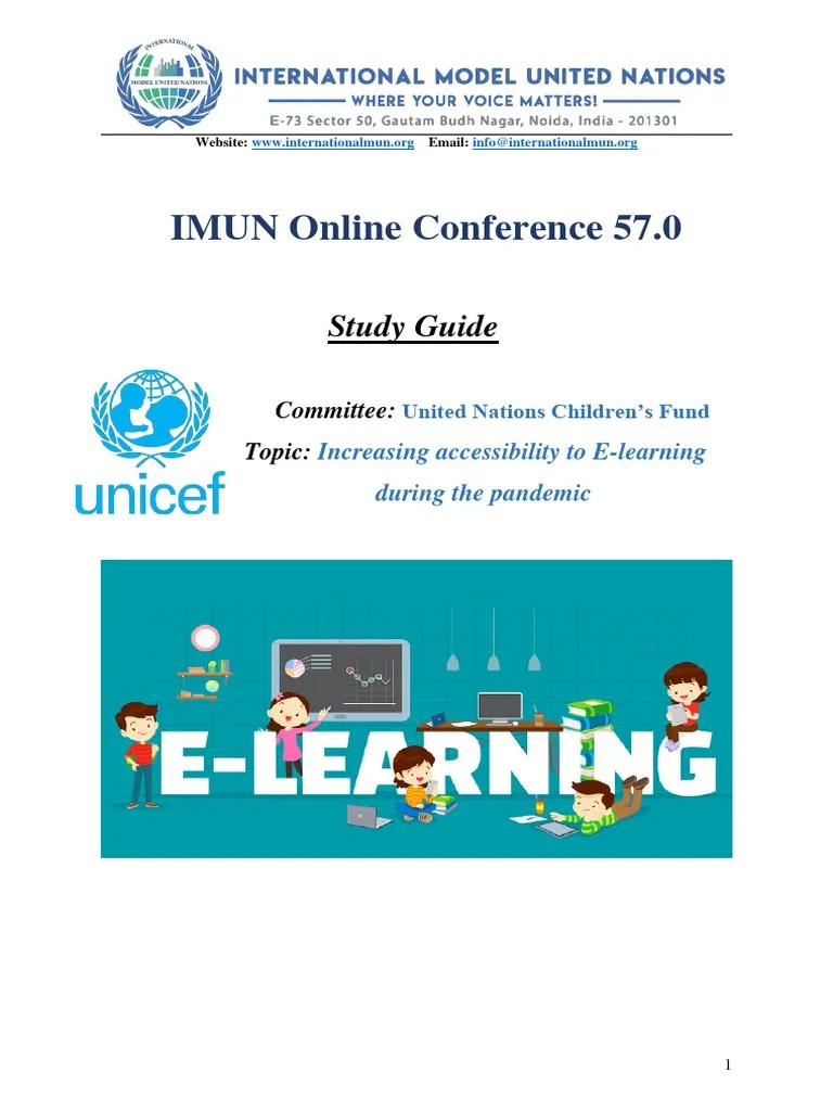 Study Guide UNICEF International MUN Online Conference 57.0 PDF