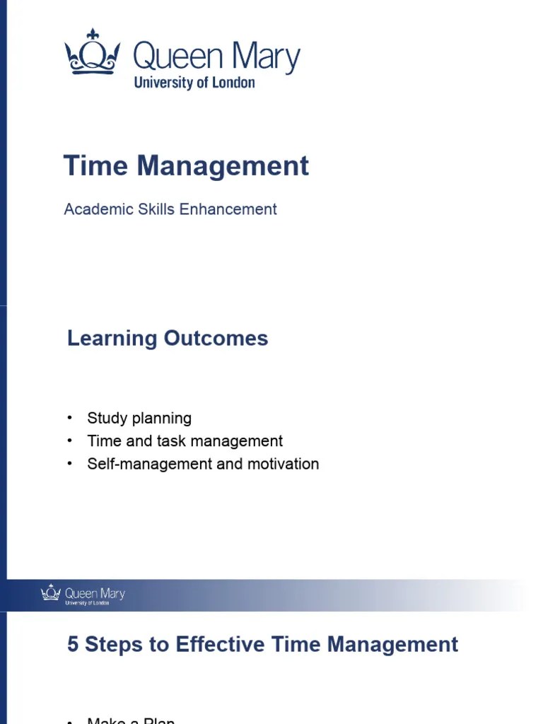 Time Management PDF