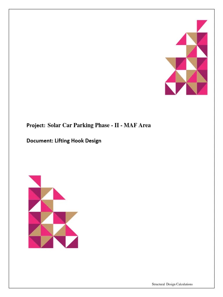 Lifting Hook Design PDF Crane (Machine) Precast Concrete