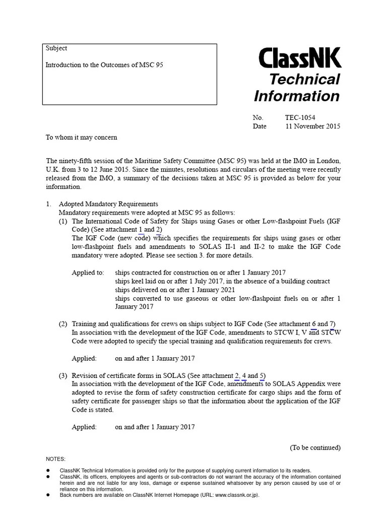 IGF Code Safety Guidelines PDF Fuel Oil Fuels
