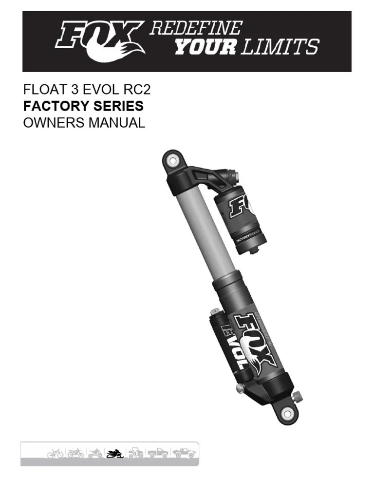 Fox Float 3 Ecolrc2 | PDF | Pump | Mechanical Engineering