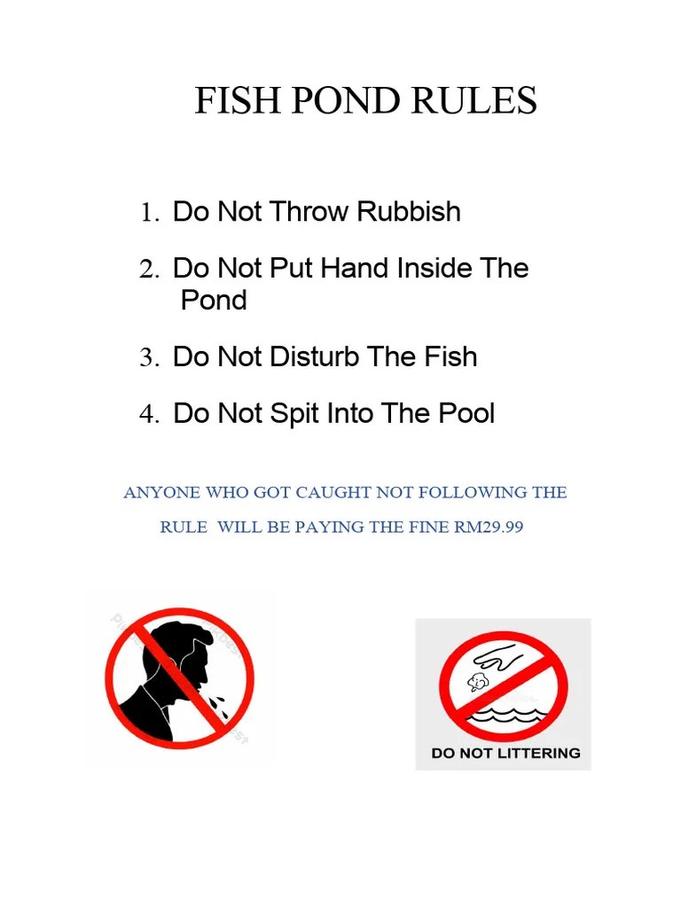 FISH POND RULES 2 PDF
