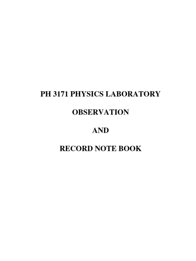PH 3171 Physics Lab ManualFULL PDF Optical Fiber Diffraction