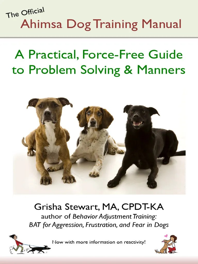 Ahimsa Dog Training Manual PDF Dog Training Reinforcement