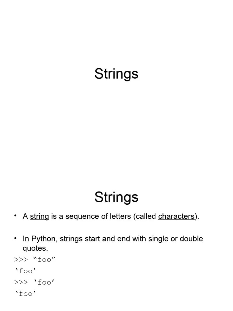 Strings PDF String Science) Computer Science
