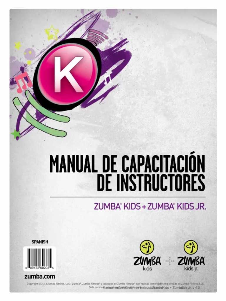 MANUAL Zumba Kids and Zumba Kids Spanish PDF Obesidad Cerebro