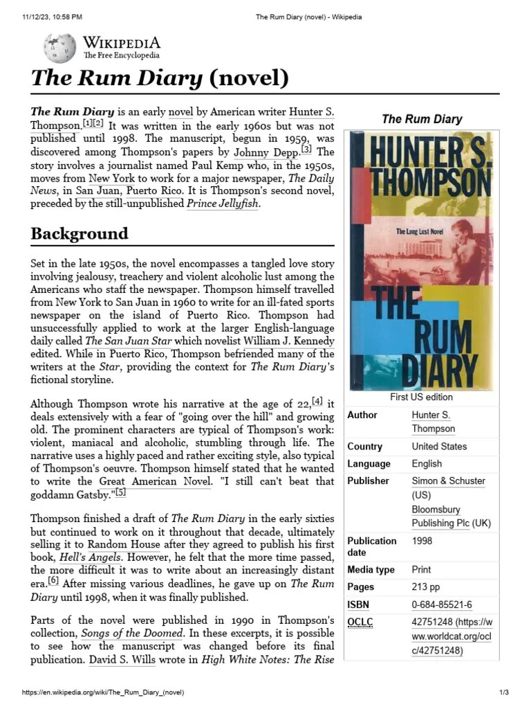 The Rum Diary PDF