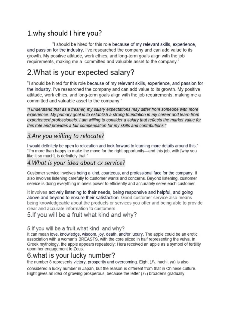 Callcenter Question &answer PDF Call Centre Empathy