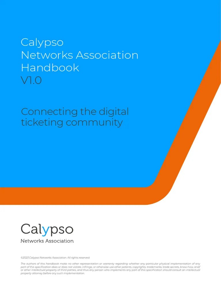 CalypsoHandbookFINAL PDF Interoperability Smart Card