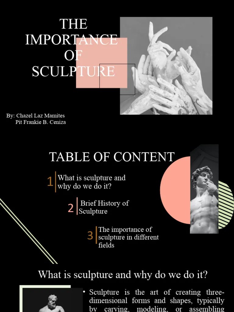 The Importance of Sculpture PDF Sculpture