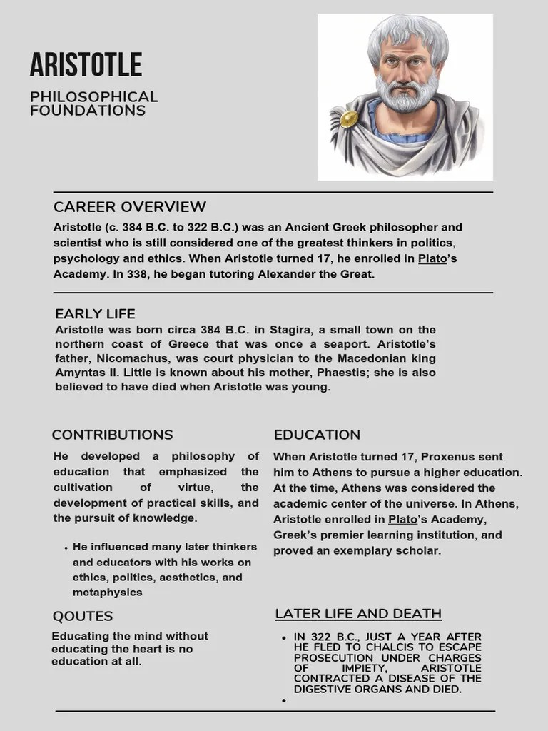 Aristotle Life Philosophy And Legacy Pdf