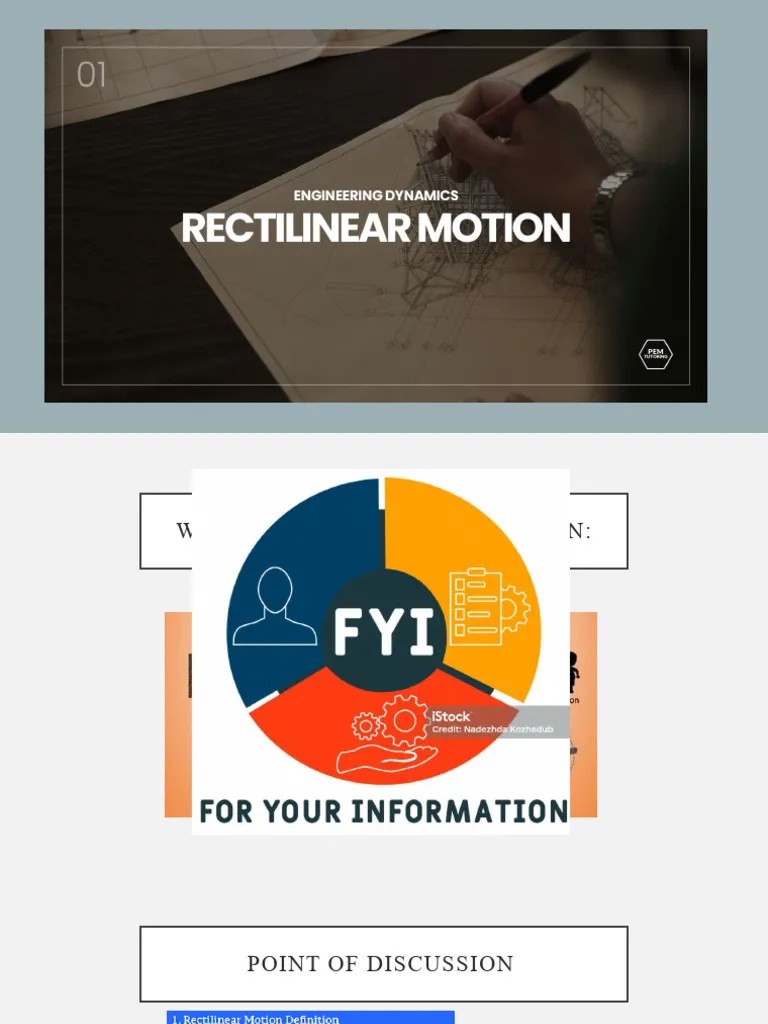 Rectilinear Motion PDF