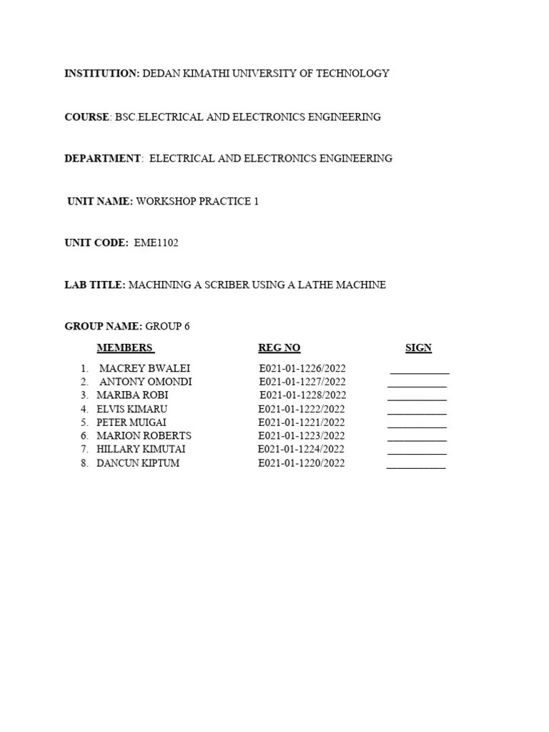 Lathe Practice 1 FINAL PDF Grinding (Abrasive Cutting