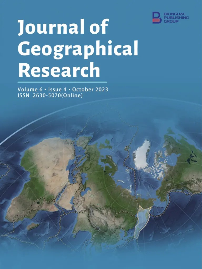 Journal of Geographical Research Vol.6, Iss.4 October 2023 PDF Geographic Information