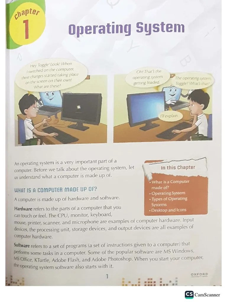 Computer Class 3 CH 1 PDF