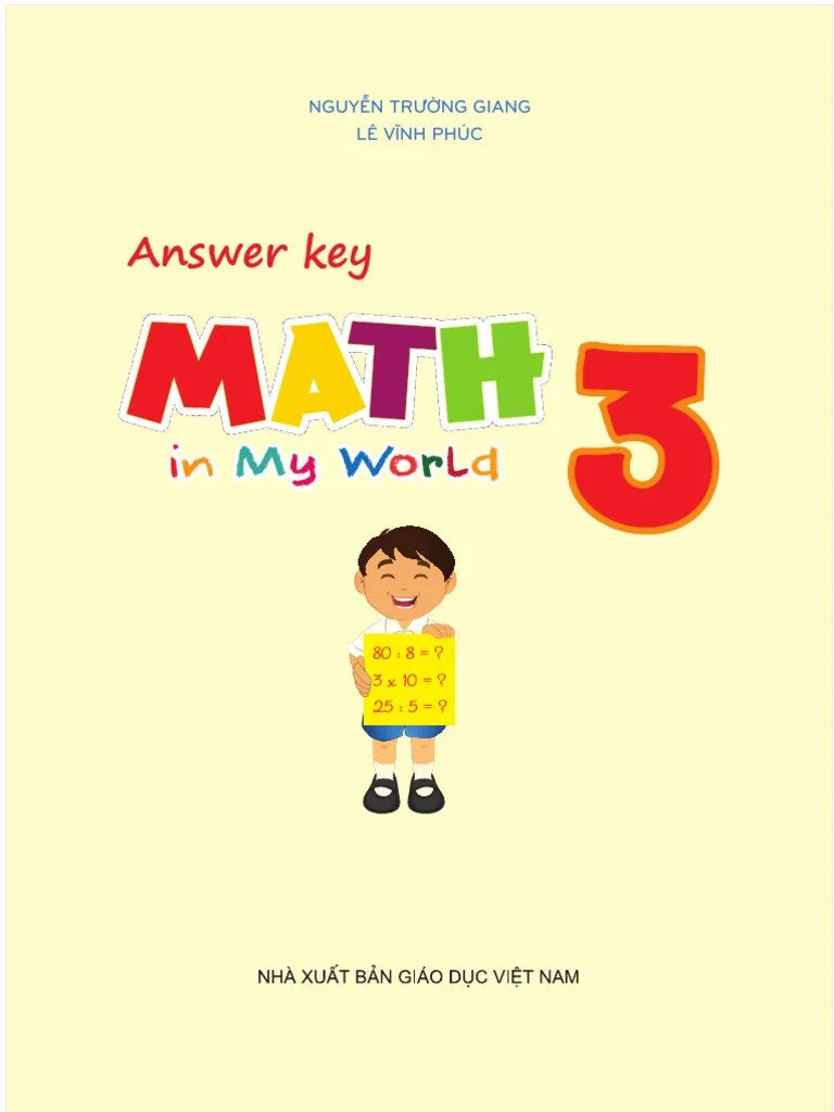 Math 3 Answer Key PDF