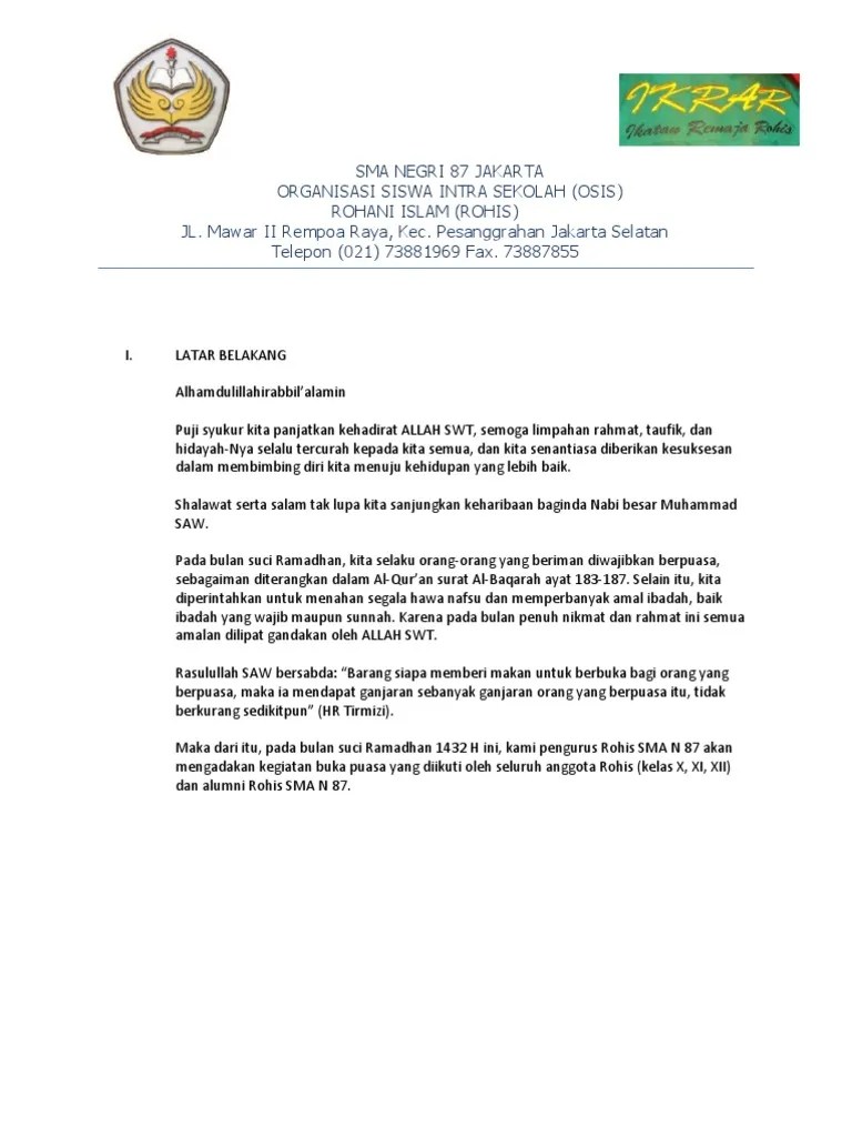 Proposal Bukber | PDF