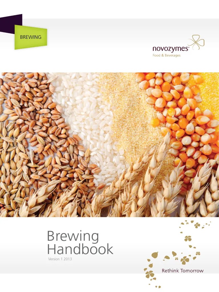Novozymes Brewing Handbook PDF Malt Brewing