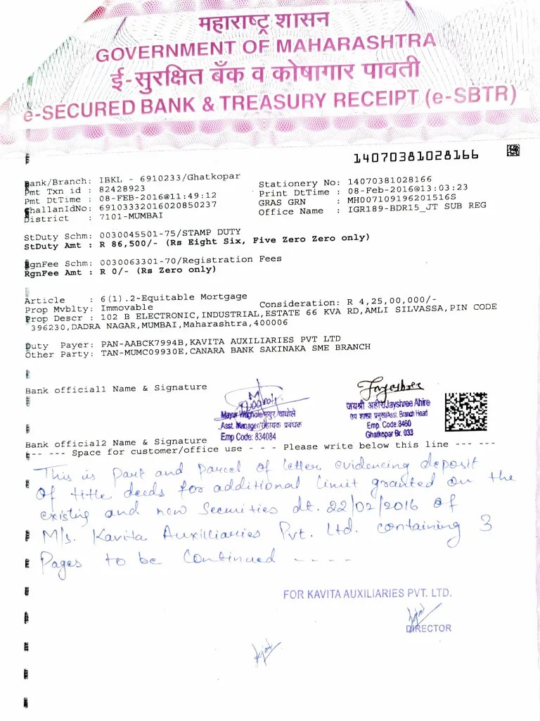 How To Read A Sale Deed PDF Banks Private Sector