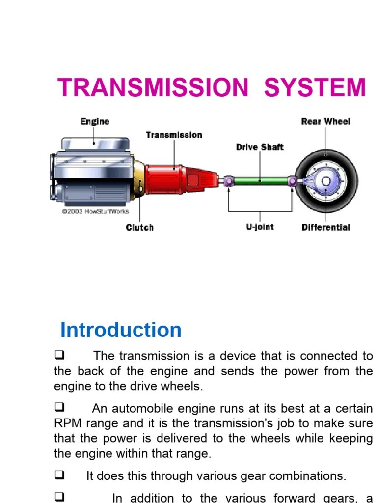 Automotive Transmission System PDF Manual Transmission Clutch