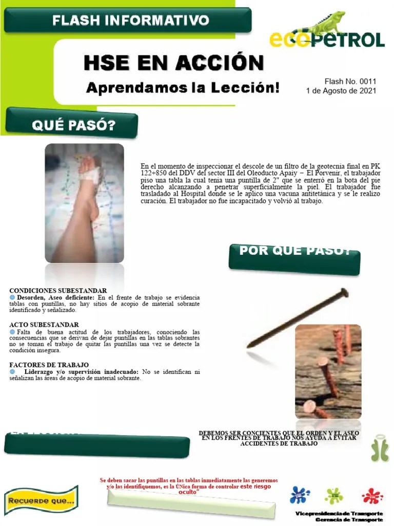 Herida en Pie Por Puntilla PDF