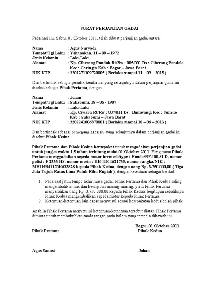 Featured image of post Contoh Surat Pernyataan Gadai Rumah Yang bertanda tangan di bawah ini menerangkan dengan sesungguhnya bahwa keadaan rumah tangga antara penggugat dan tergugat tidak harmonis semenjak pertengahan tahun 2019 ketika tergugat