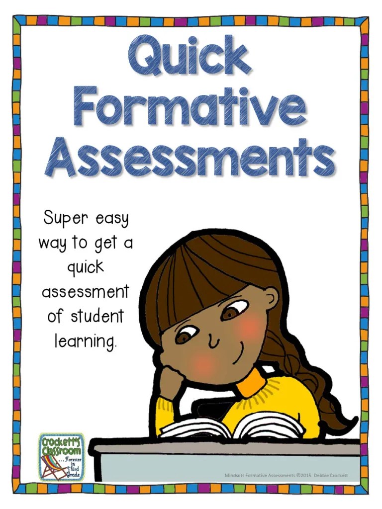 Quick Formative Assessments PDF Learning Cognition