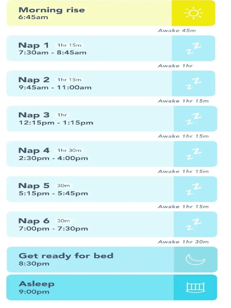 1 Month Old 4 Week Old Sleep Schedule Bedtime and Nap Schedule