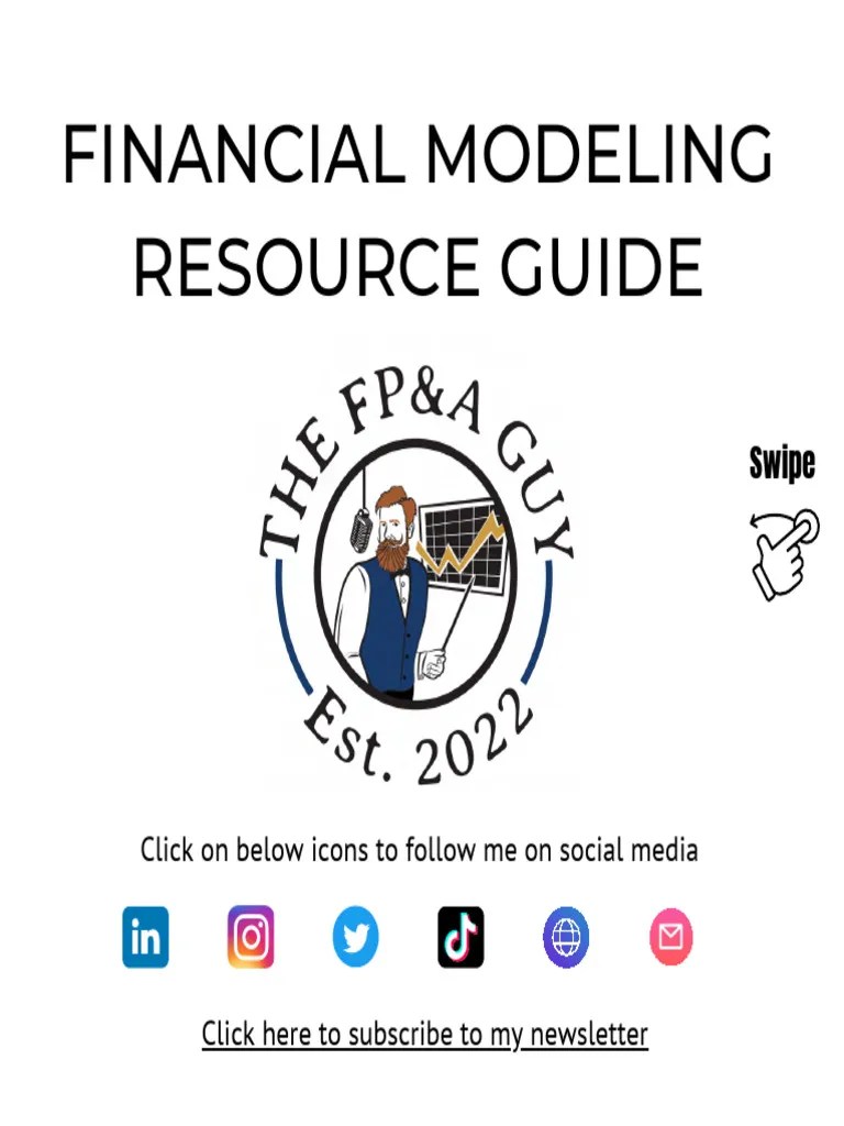 Financial Modeling Guide PDF Financial Modeling Cost Of Goods Sold