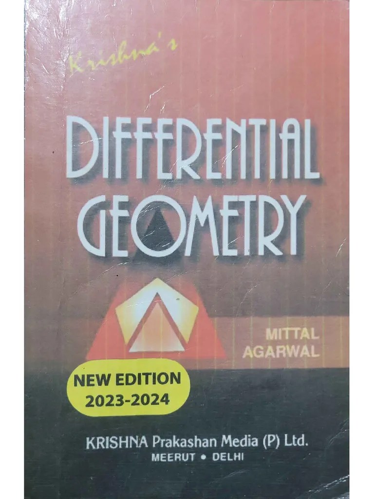 Differential Geometry by Mittal Agarwal PDF