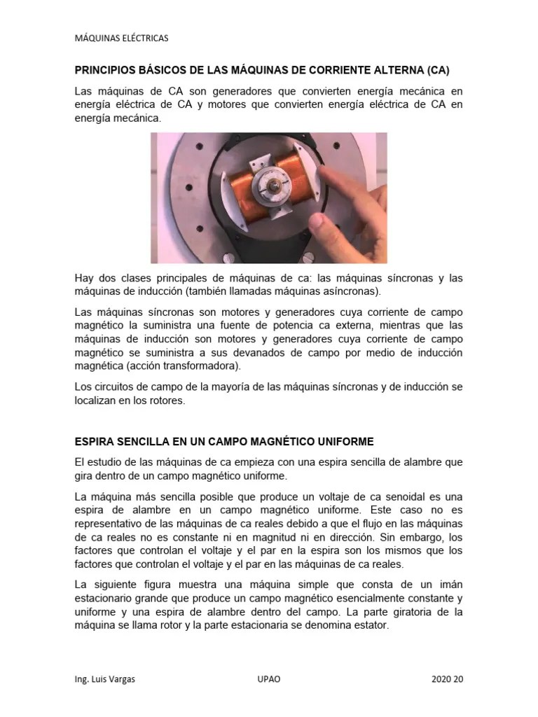 Semana12 - Motores Trifasicos y Eficiencia | PDF | Generador eléctrico