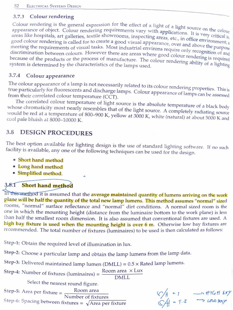 Lighting Design Procedure 07102023 PDF Lighting