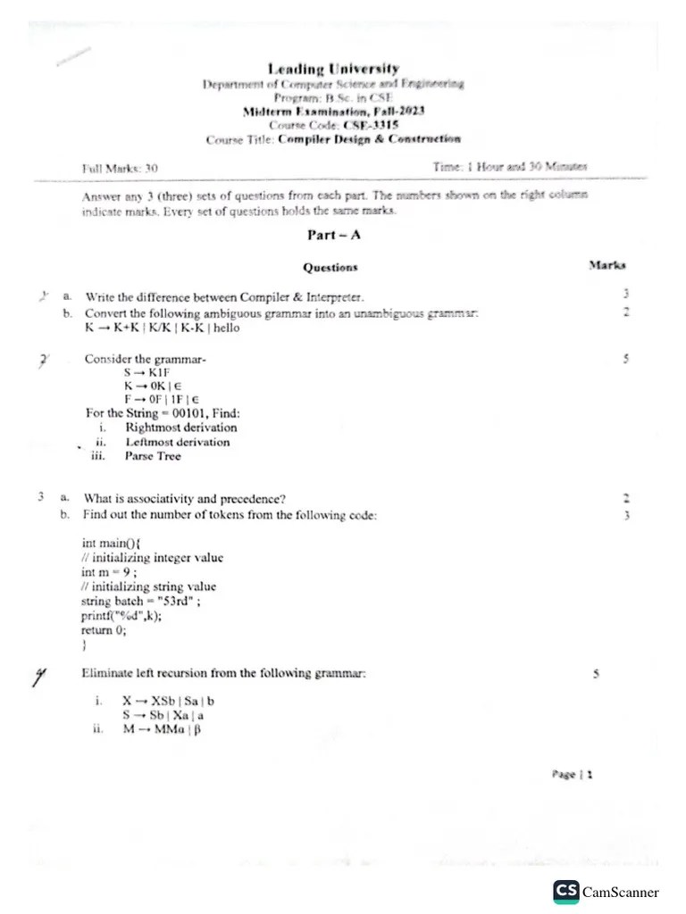 Question On Signal & Systems PDF