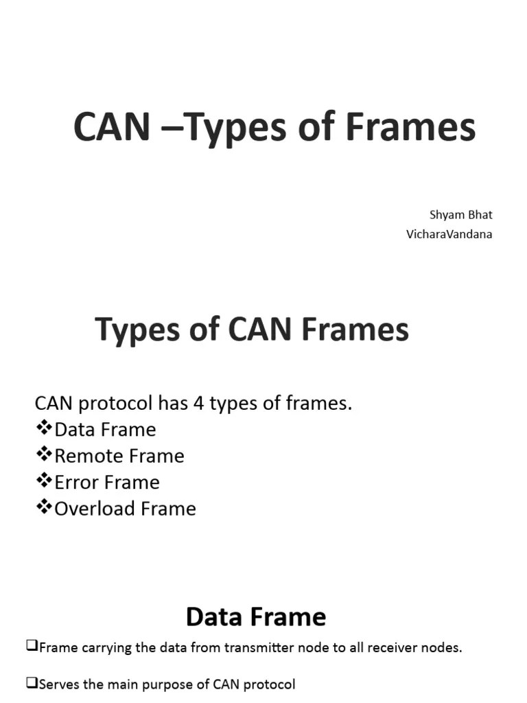 Can Frame Types PDF