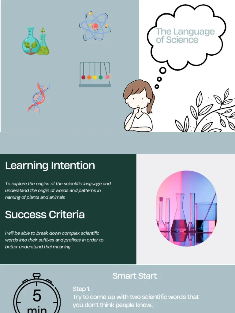 etymology of scientific language PDF