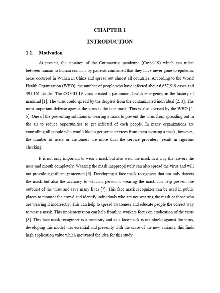 Face Mask Detection PDF Deep Learning Support Vector Machine