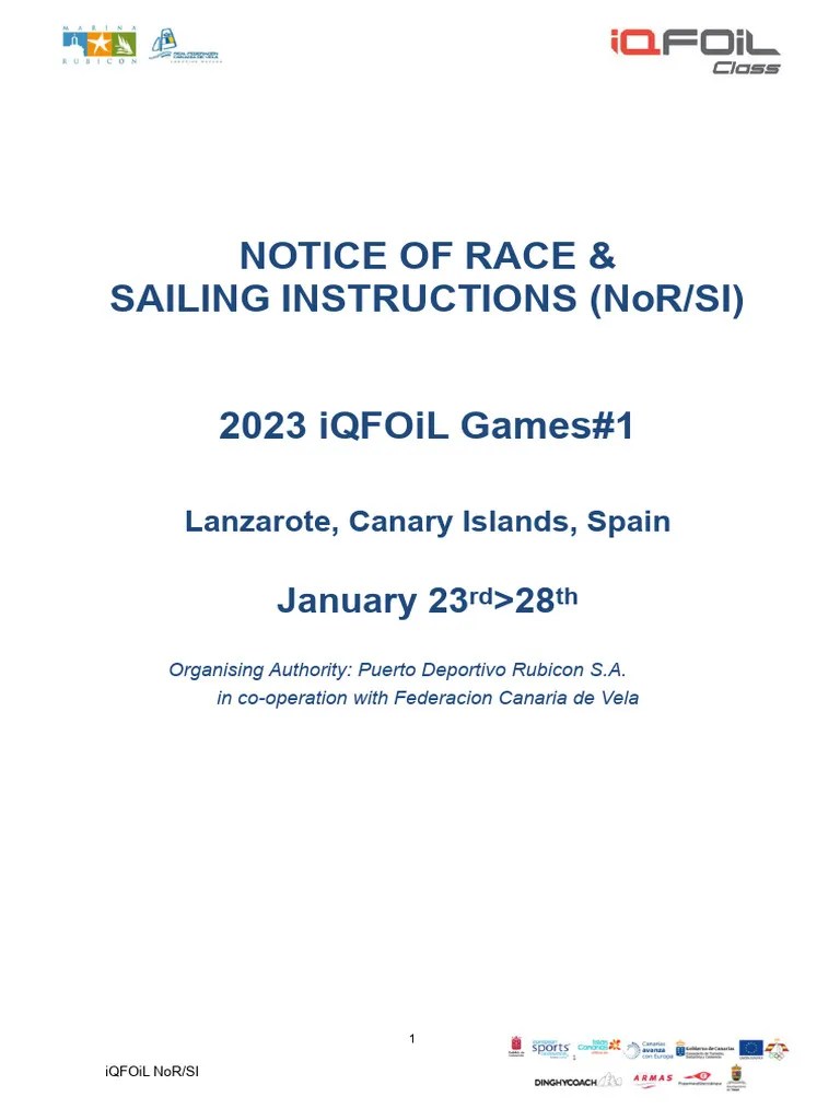 notice of race PDF