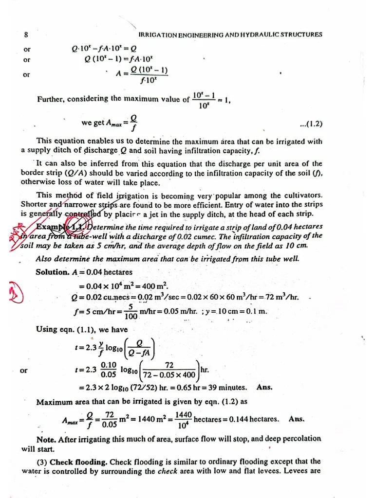 Irrigation chapter 2 (math)1 PDF