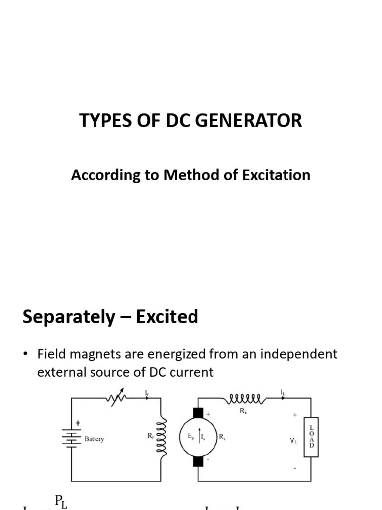 Types of DC Generator PDF