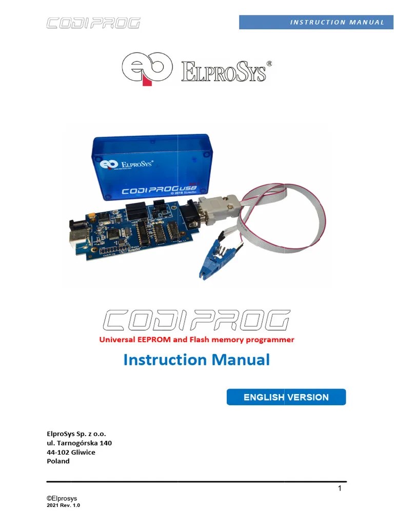 CodiProg - User Manual | PDF | Microcontroller | Flash Memory