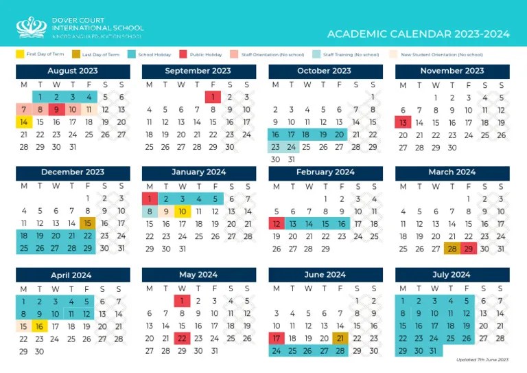 DCIS Calendar 20232024 PDF