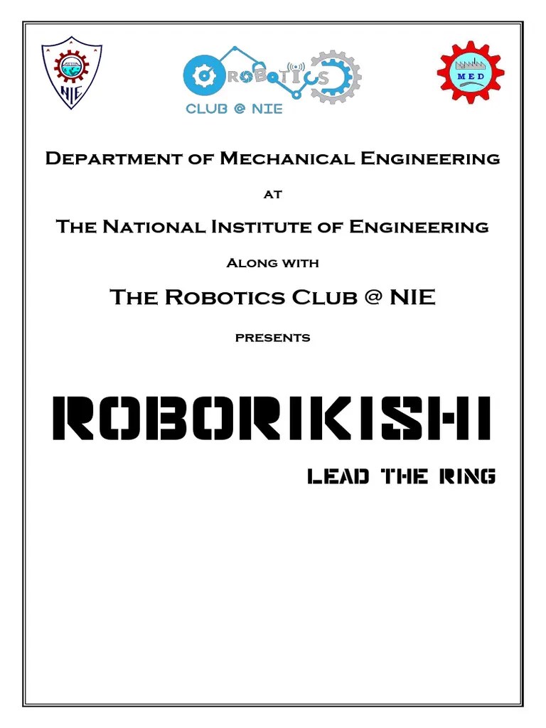 Rikishi Rulebook 23 PDF Robot Robotics