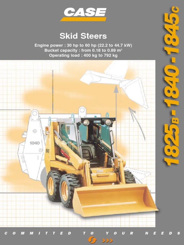 Manual Case - 1825 - 1840 - 1845c | PDF | Horsepower | Manufactured Goods