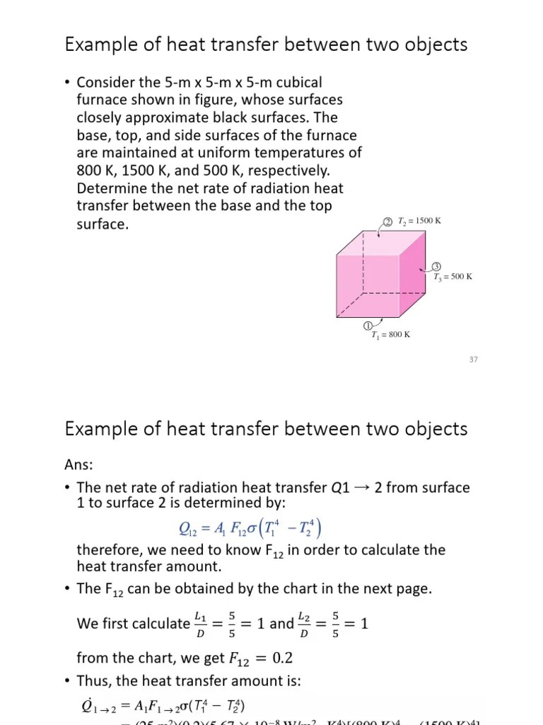 Heat Transfer examples PDF Heat Transfer Heat