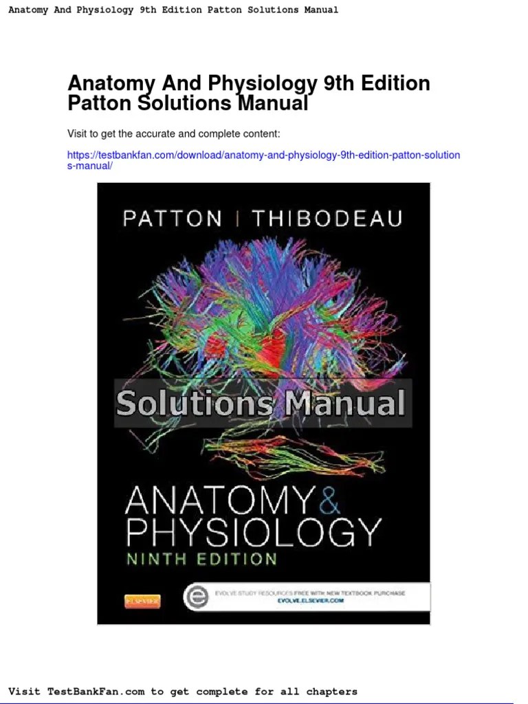 Anatomy and Physiology 9th Edition Patton Solutions Manual PDF Homeostasis Negative Feedback