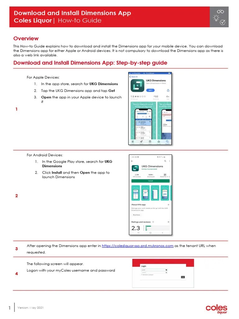 How to download and install the Dimensions App PDF