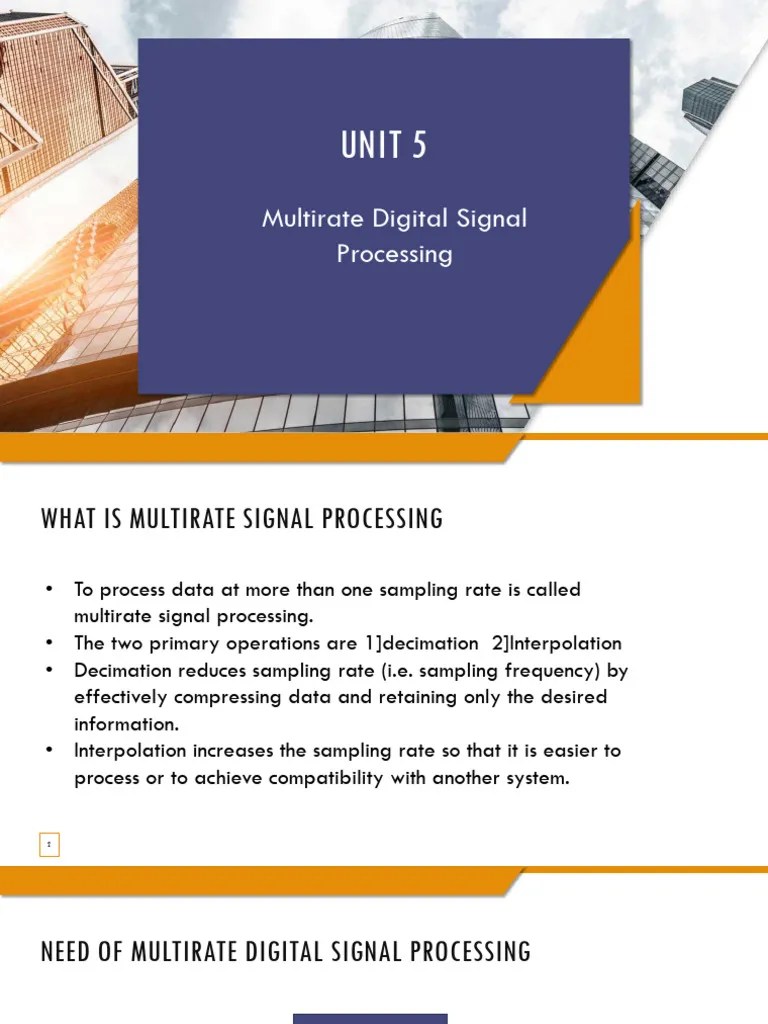 multirate signal processing PDF Sampling (Signal Processing) Low